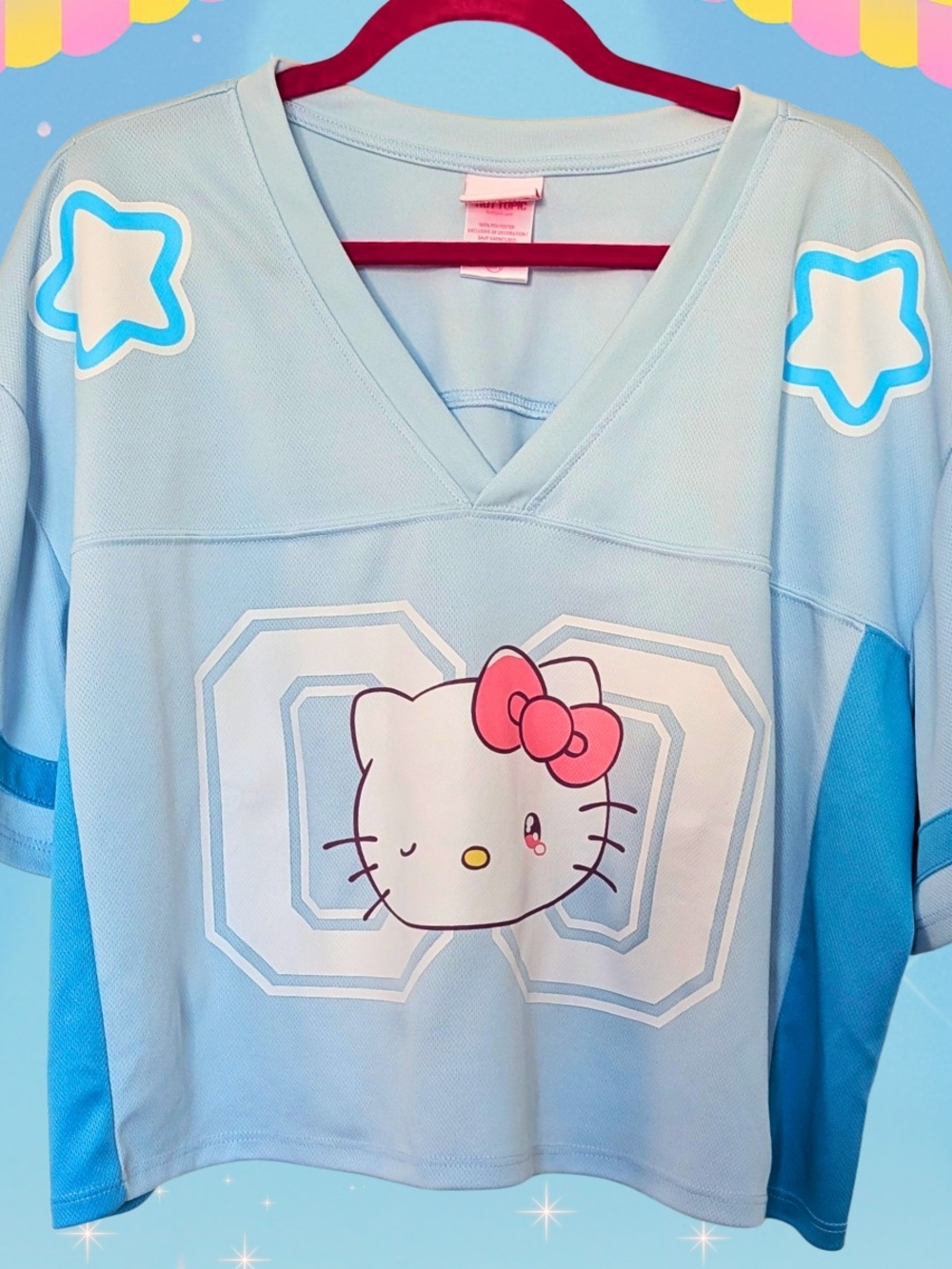 Hello Kitty & Friends Sanrio Football Jersey Top